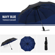 Load image into Gallery viewer, Windproof Double Automatic Folding Umbrella Female Male Ten Bone Car Luxury Large Business Umbrellas Men Rain Women Gift Parasol