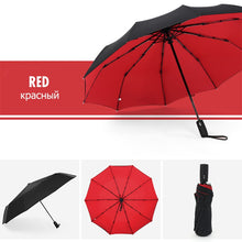 Load image into Gallery viewer, Windproof Double Automatic Folding Umbrella Female Male Ten Bone Car Luxury Large Business Umbrellas Men Rain Women Gift Parasol