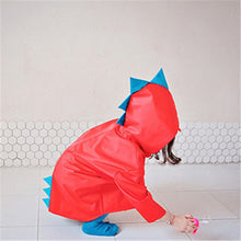 Load image into Gallery viewer, VILEAD Cute Dinosaur Polyester Baby Raincoat Outdoor Waterproof Rain Coat Children Impermeable Poncho Boy Girl Rain Jacket Gift