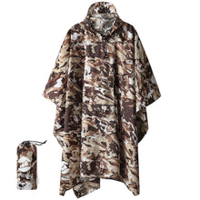 Load image into Gallery viewer, Hooded Rain Poncho Waterproof Raincoat Jacket for Men Women Adults
