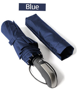 Wind Resistant Umbrella Rain Women For Men Gift 3Folding Fully-Automatic Parasol Compact Large Travel Business Car 10K Umbrellas