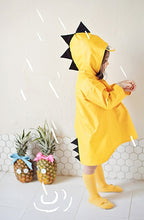 Load image into Gallery viewer, VILEAD Cute Dinosaur Polyester Baby Raincoat Outdoor Waterproof Rain Coat Children Impermeable Poncho Boy Girl Rain Jacket Gift
