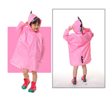 Load image into Gallery viewer, VILEAD Cute Dinosaur Polyester Baby Raincoat Outdoor Waterproof Rain Coat Children Impermeable Poncho Boy Girl Rain Jacket Gift
